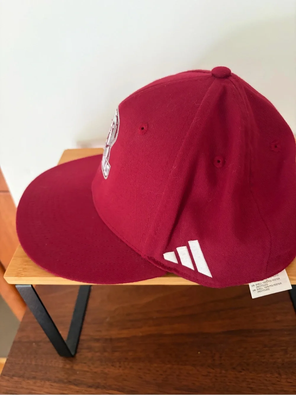 Aquinas Saints College Adidas Dog Logo maroon Baseball Cap. Adjustable. Catholic
